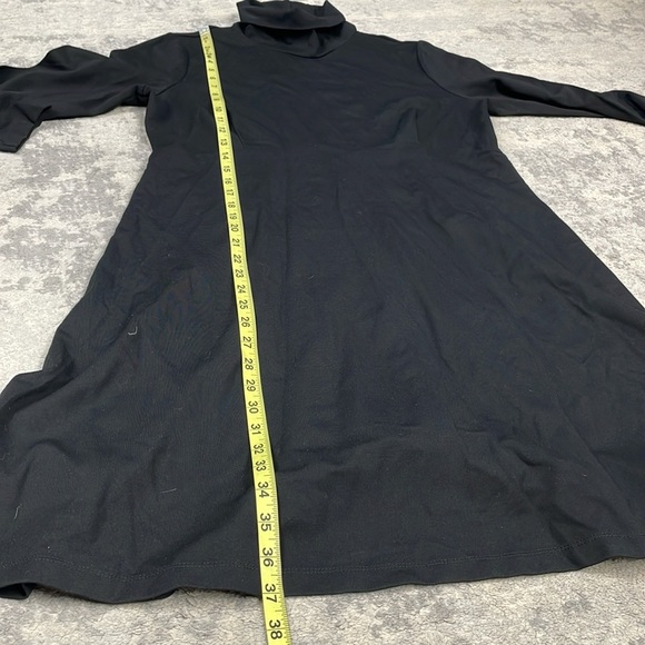 New Seraphine Vanessa Turtleneck Long Sleeve Maternity Dress Black Sz 10 - Picture 10 of 16